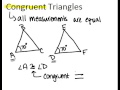 Congruent Triangles: Lesson (Geometry Concepts)