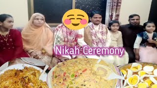 Alhamdulillah Nikah Hogaya 🎉😊//Nikah Ceremony
