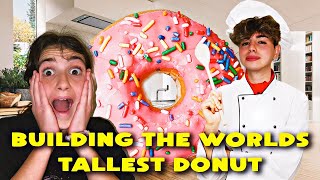 BUILDING THE WORLDS TALLEST DONUT!!