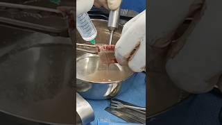 Cutting a bone for jaw replacement procedure