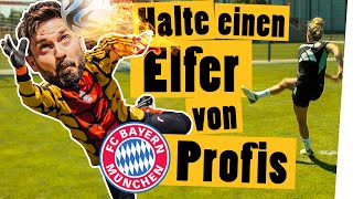 Halte einen Elfmeter von den FC Bayern München Frauen || Das schaffst du nie!