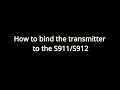 【GP TOYS】How to bind the transmitter to the S911/S912