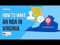 How to Make an NDA in Virginia - Easy Instructions