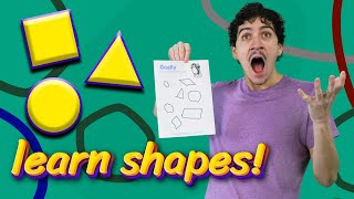 Learn Shapes with Mr. Conrad! 🔵🔺🟩 Fun \u0026 Interactive Learning for Toddlers \u0026 Preschoolers