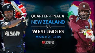 New Zealand Vs West Indies CWC 2015 || Quarter Final Full Match Highlight