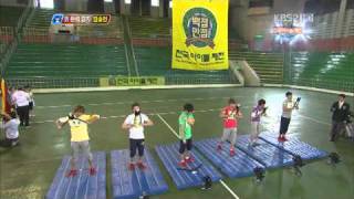 [cut] 110507 Show your arms' strength: Yesung is the biggest fail