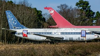 Exploring Abandoned Airplane Boneyard and Classic Aircraft From The 1990s and 2000s