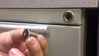 how to cabinet lock help swap desk Rekeytraining pro tip  lock