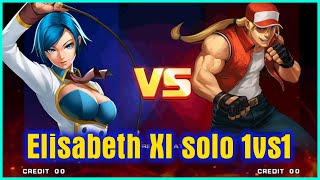 KOF'98UMOL - Chiêm ngưỡng Elisabeth XI solo 1vs1...6vs6 đánh vượt 2 triệu lực chiến vẫn quá khỏe...