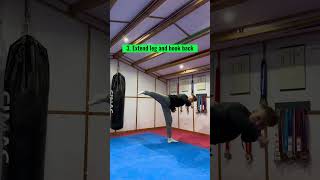 Spinning hook kick tutorial #shorts
