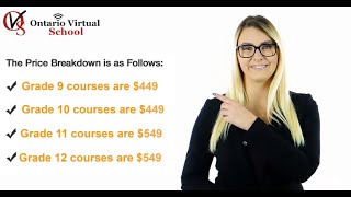 Ontario Virtual School School and Fee info