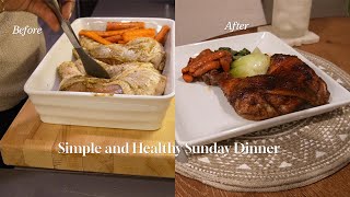 Quick, Simple \u0026 Healthy Sunday Dinner Everyone Will Love! 🍽️#healthylifestyle #delicious #simple