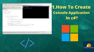Create a Basic Console Application Visual Studio 2013 C# .Net - Video