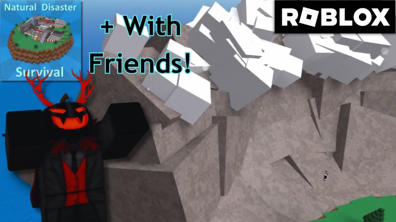 I Survived Roblox Natural Disaster Survival S Avalanche Update Youtube