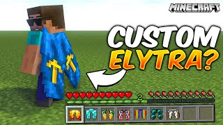 Minecraft but There are Custom New Elytra...