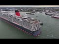 Cunard Cruise Ship Queen Anne Maiden Call Southampton 30th April 2024