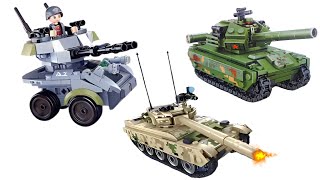 Collection of various models of lego tank speed builds