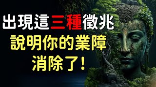 每個人的業障有深有淺，當你身上出現這三種徵兆時，恭喜你，說明你的業障正在消除，正在減輕，看看你身上有沒有出現過？｜好東西 佛說