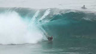 El Frontón en Su Máxima Expresión: Olas Monumentales y Bodyboarders de renombre.