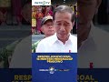 Respon Jokowi Soal 16 Menteri Menghadap Prabowo  #shorts