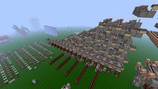 Binary to decimal decoder - Minecraft redstone