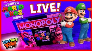 Super Mario Bros Movie Live! Let's play Mario monopoly!