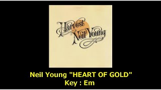 「孤独の旅路」ニール・ヤング：英語歌詞・ギターコード付き Key:Em＊Neil Young / Heart of Gold with lyrics \u0026 chords