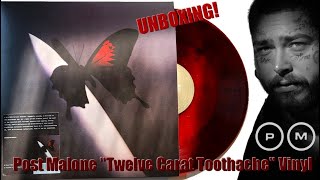 Post Malone "Twelve Carat Toothache" Vinyl (Translucent Ruby 2LP) UNBOXING | Product Presentation