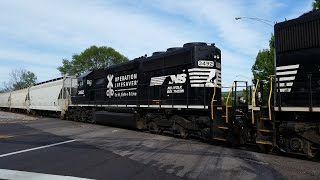 NS 9339, NS 2617, NS 6792, and NS 3492 (OL Unit) pull NS 325 through Huntsville, AL (RFP)