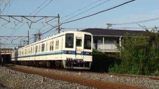 東武8000系81113F（秋の全国交通安全運動HM付き）　七里～岩槻