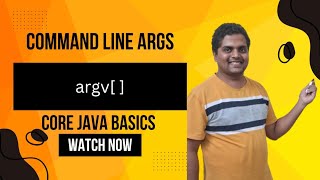 Command Line arguments in Java | RunTime Arguments