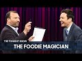 The Foodie Magician Reads Jimmy and The Roots' Minds in a Mind-Boggling Magic Trick | Tonight Show