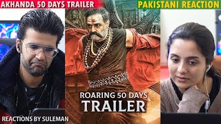 Pakistani Couple Reacts To Akhanda Roaring 50 Days Trailer | Nandamuri Balakrishna | Boyapati Sreenu