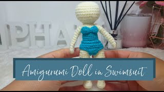 Amigurumi Summer Doll in Swimsuit