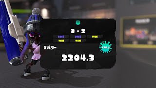 【朝活】絶対に怒ってはいけないチャレンジ．Xマッチ【Splatoon3】