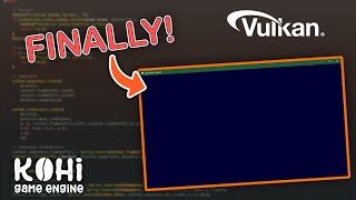 Kohi #021: BIG Milestone! (Clearing the Screen) (Vulkan Game Engine Series)