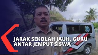 Kisah Seorang Guru Rela Antar Jemput Siswa Selama 8 Tahun Secara Sukarela