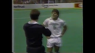 1989-90 Dallas Sidekicks @ Cleveland Crunch  MISL