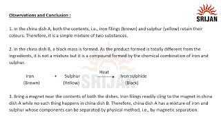 8. Differences between a Compound and a Mixture