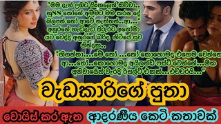 😍වැඩකාරිගේ පුතා🌹|Sinhala Short Story| Sinhala Novels |Sinhala Keti Katha