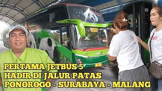 DEMI MEMANJAKAN PENUMPANG DAN NATARU RESTU PANDA MENGGUNAKAN  BUS BARUNYA JETBUS 5 BUAT NGELINE