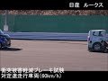 自動車安全性能2021試験映像：日産　ルークス