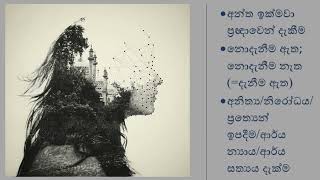 අන්ත ඉක්මවා ප්‍රඥාවෙන් දැකීම