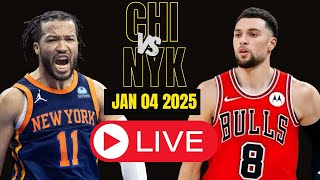 🔴LIVE : Chicago Bulls vs New York Knicks Full Game | NBA Live | JAN 04 2025 | 2K24