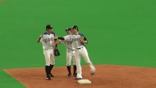 20190804 ファイターズが勝利！俺もハイタッチや握手がしたい！の杉谷拳士