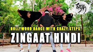 Zingaat Hindi Dance Video | Dhadak | Abhishek And Neha Choreography | Bollywood dance crazy steps