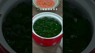 64 裙带菜虾丸汤，汤鲜味美又营养～