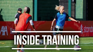 Inside Training: Arsenal focus & gym work for Liverpool FC Women at the AXA Melwood Training Centre!