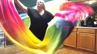 Worshiping with Multiple Flags!🔥🎵💃