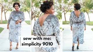 SEW WITH ME: SIMPLICITY 9010: HOLIDAY DRESS